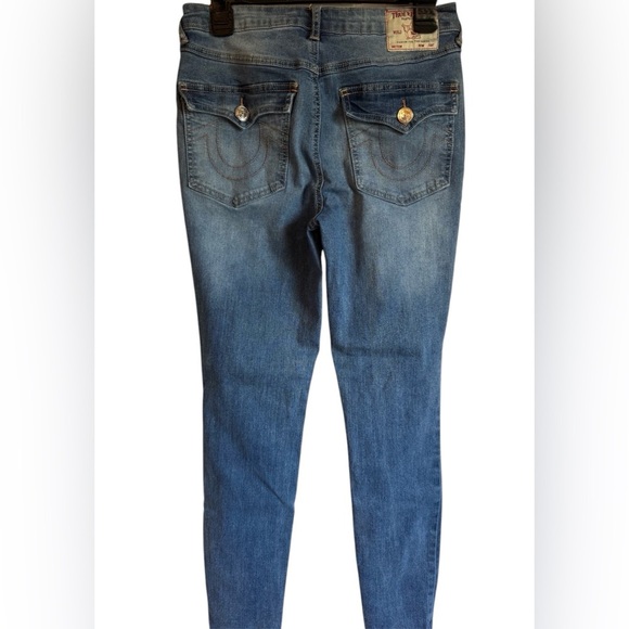 True Religion Denim Jeans Halle High Rise Super‎ Skinny - Picture 1 of 2